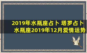 2019年水瓶座占卜 塔罗占卜水瓶座2019年12月爱情运势